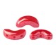 Les perles par Puca® Arcos beads Opaque coral red luster 93200/14400